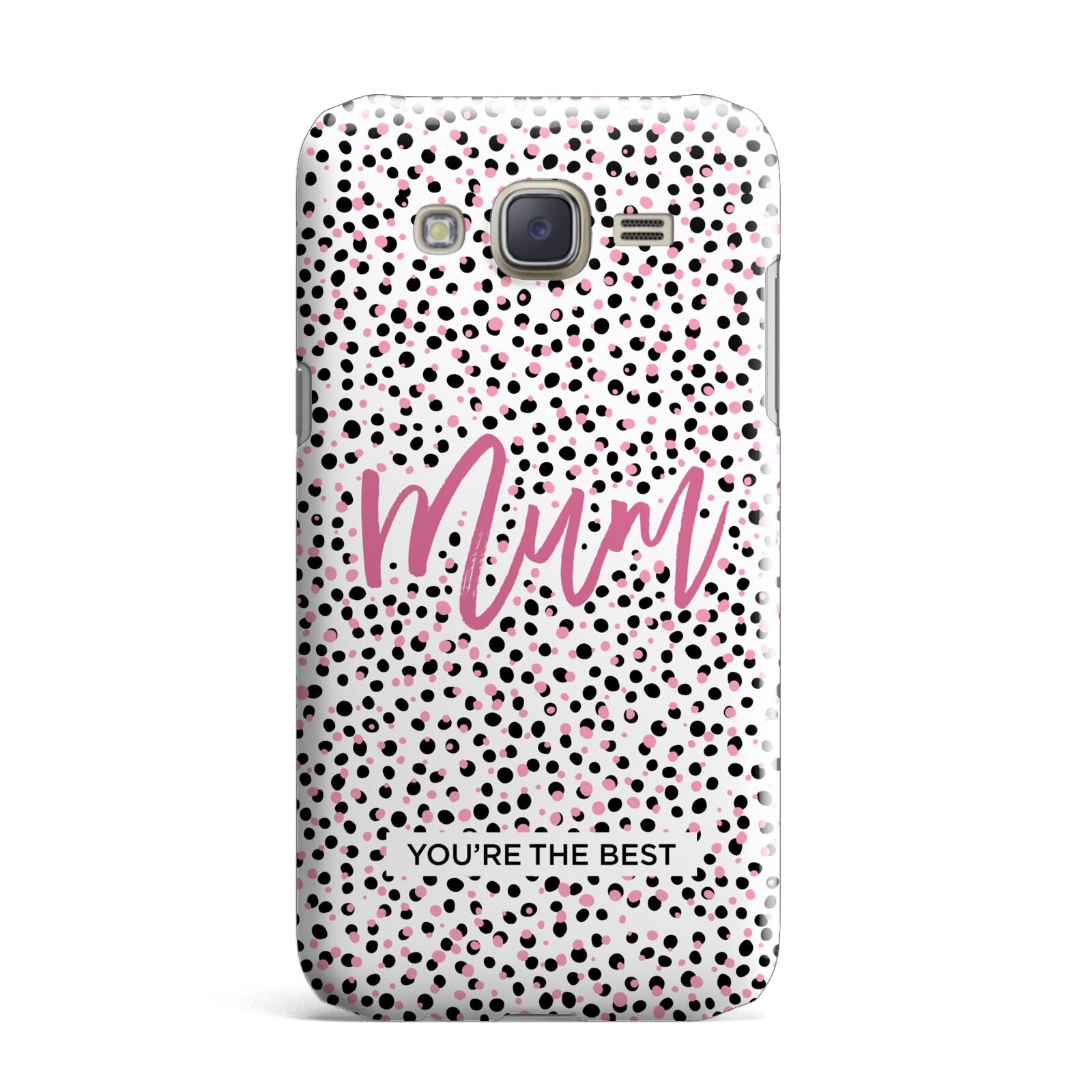 Mum Polka Dots Mothers Day Samsung Galaxy J7 Case