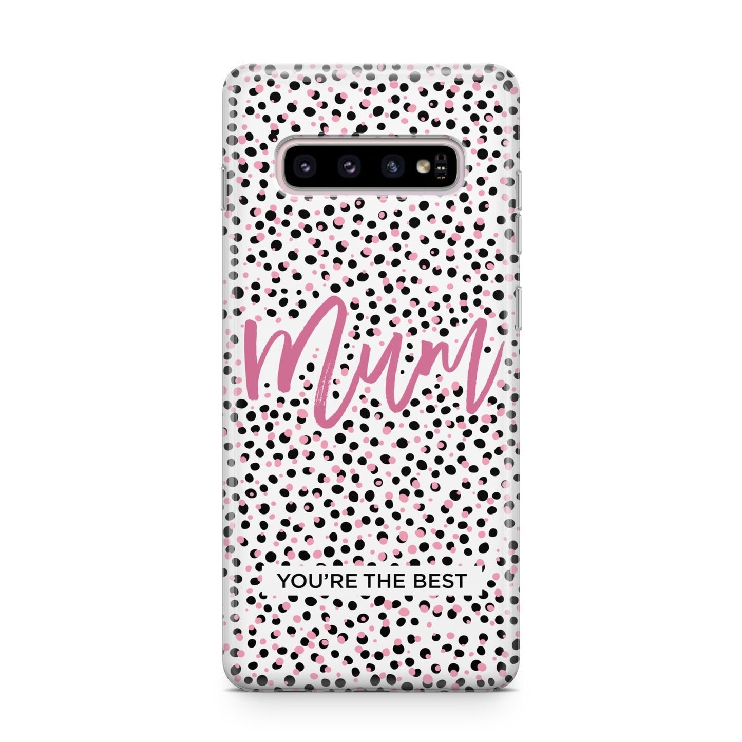 Mum Polka Dots Mothers Day Samsung Galaxy S10 Plus Case