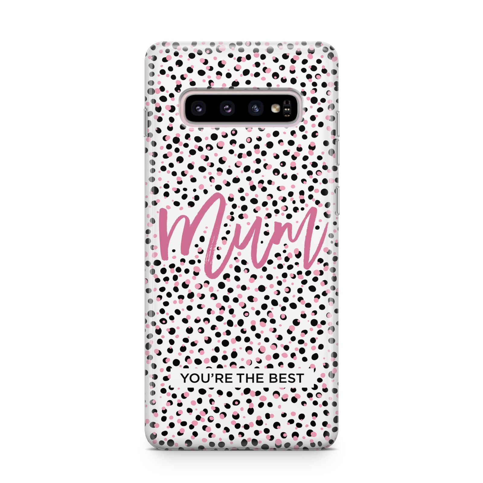 Mum Polka Dots Mothers Day Samsung Galaxy S10 Plus Case