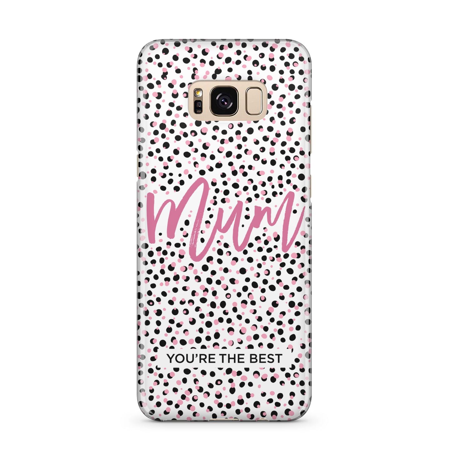 Mum Polka Dots Mothers Day Samsung Galaxy S8 Plus Case