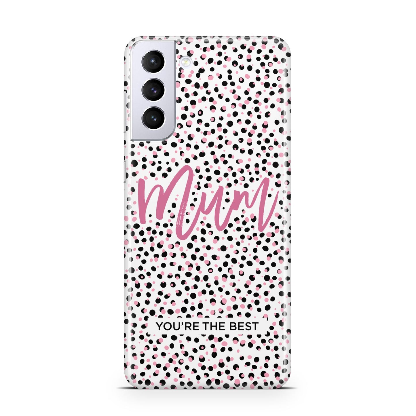 Mum Polka Dots Mothers Day Samsung S21 Plus Case