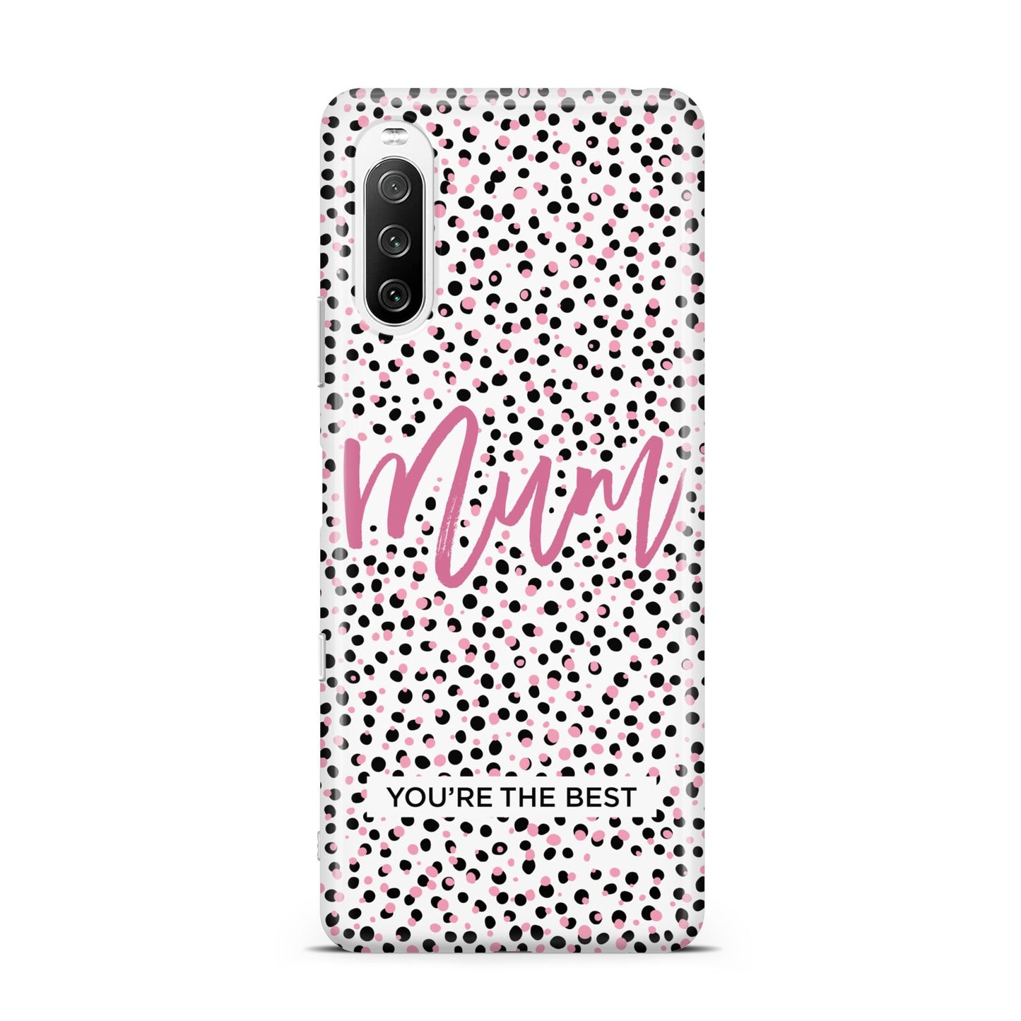 Mum Polka Dots Mothers Day Sony Xperia 10 III Case