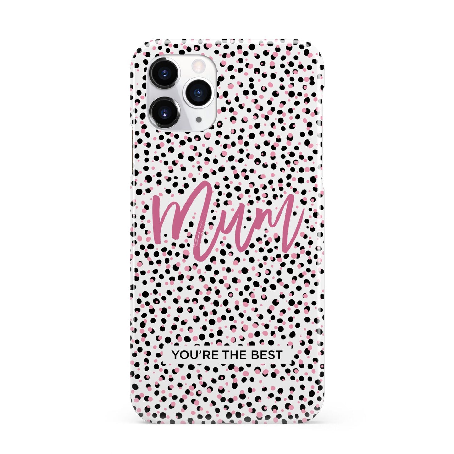 Mum Polka Dots Mothers Day iPhone 11 Pro 3D Snap Case