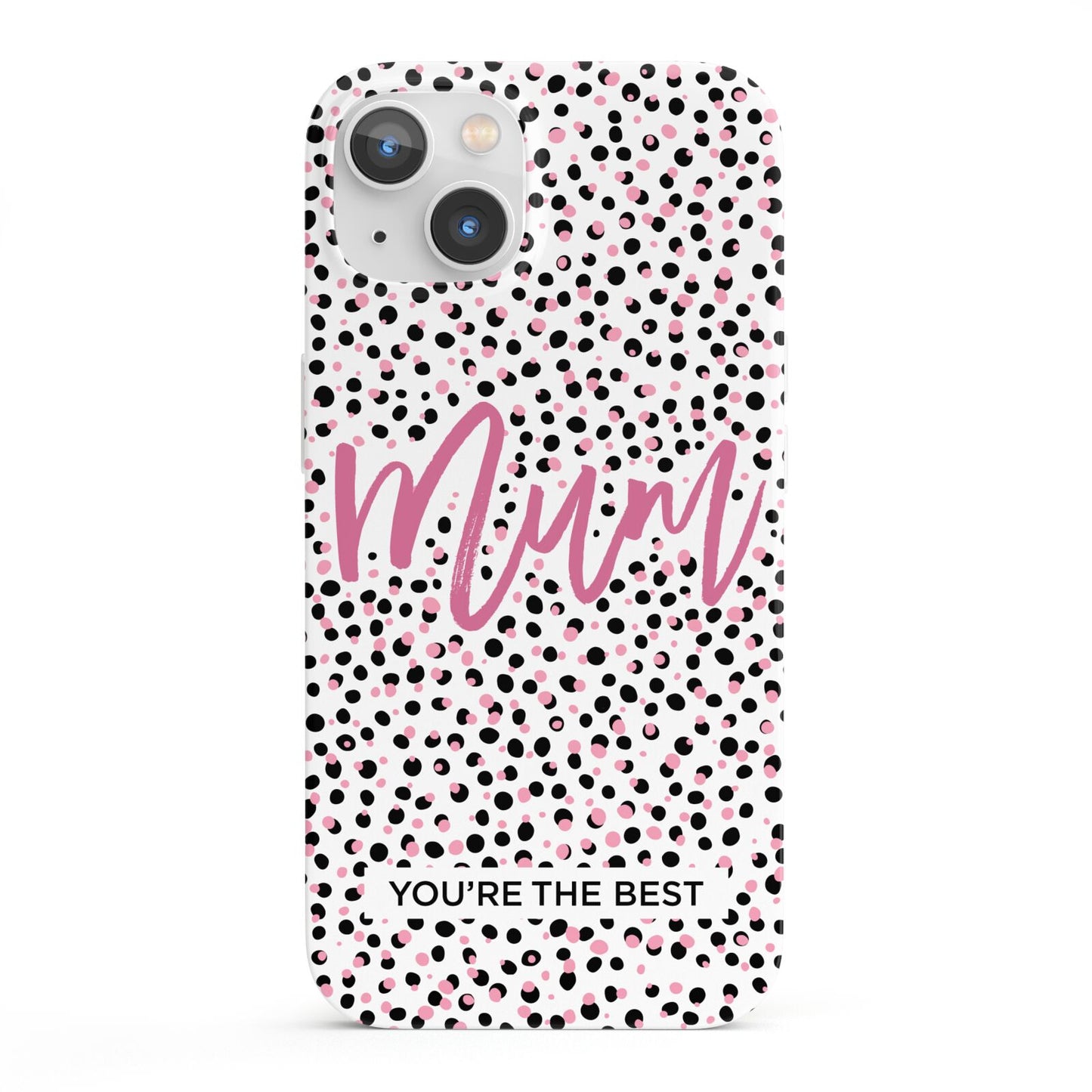 Mum Polka Dots Mothers Day iPhone 13 Full Wrap 3D Snap Case