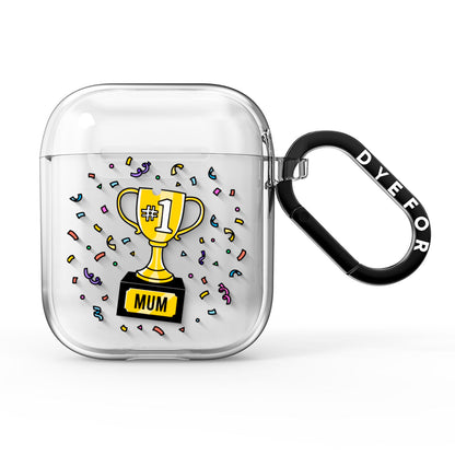 Mum Trophy Mothers Day AirPods Clear Case