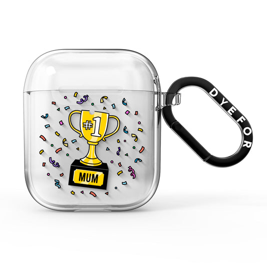 Mum Trophy Mothers Day AirPods Clear Case