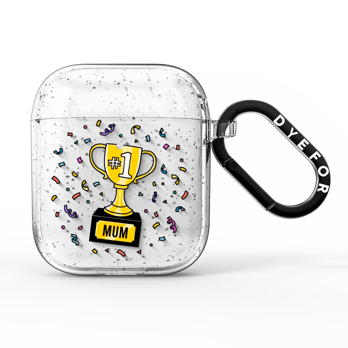 Mum Trophy Mothers Day AirPods Glitter Case