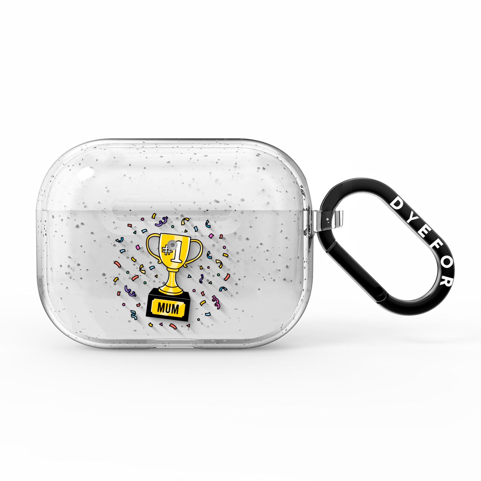 Mum Trophy Mothers Day AirPods Pro Glitter Case