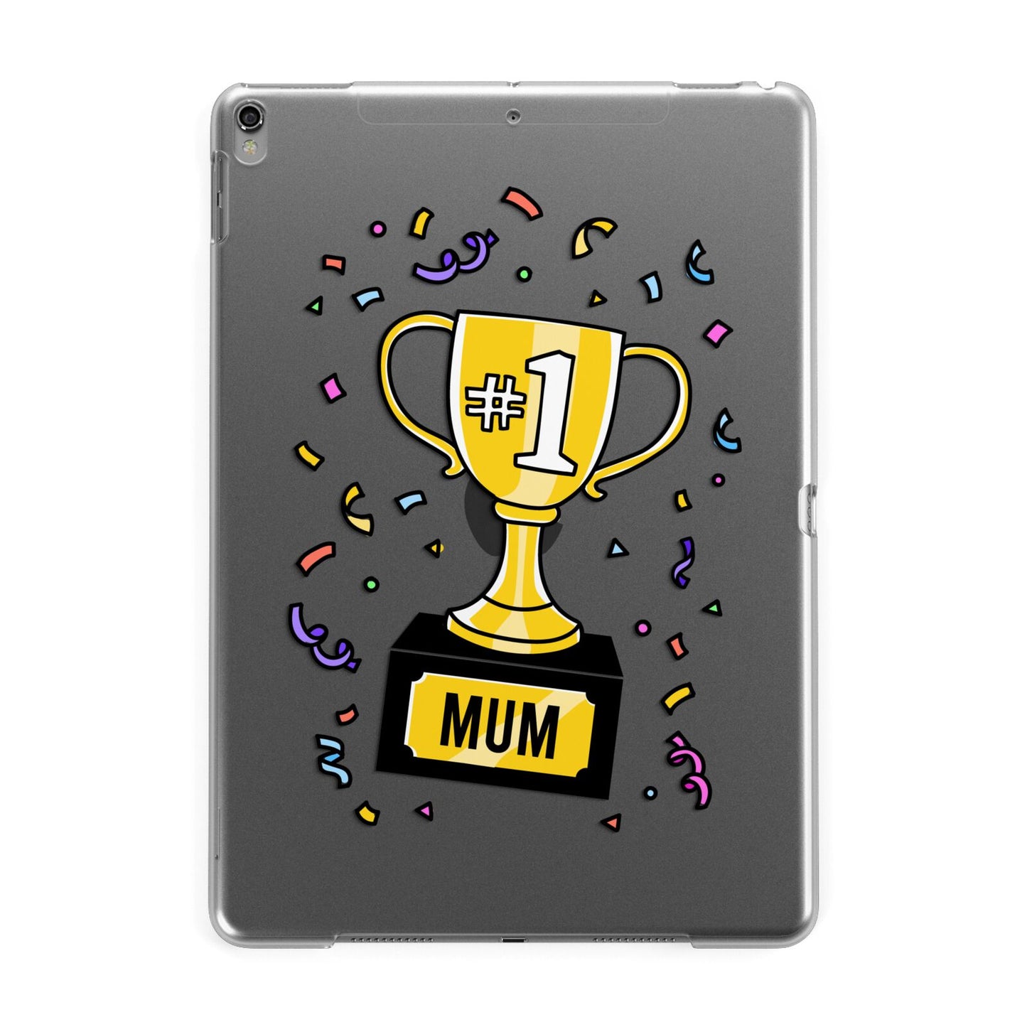 Mum Trophy Mothers Day Apple iPad Grey Case