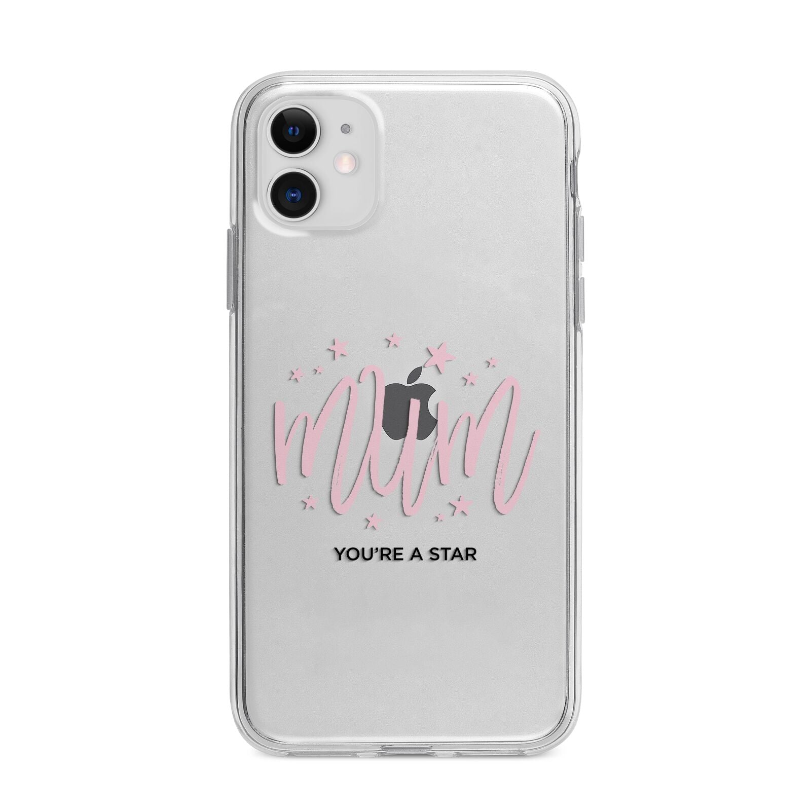 Mum Youre a Star Apple iPhone 11 in White with Bumper Case