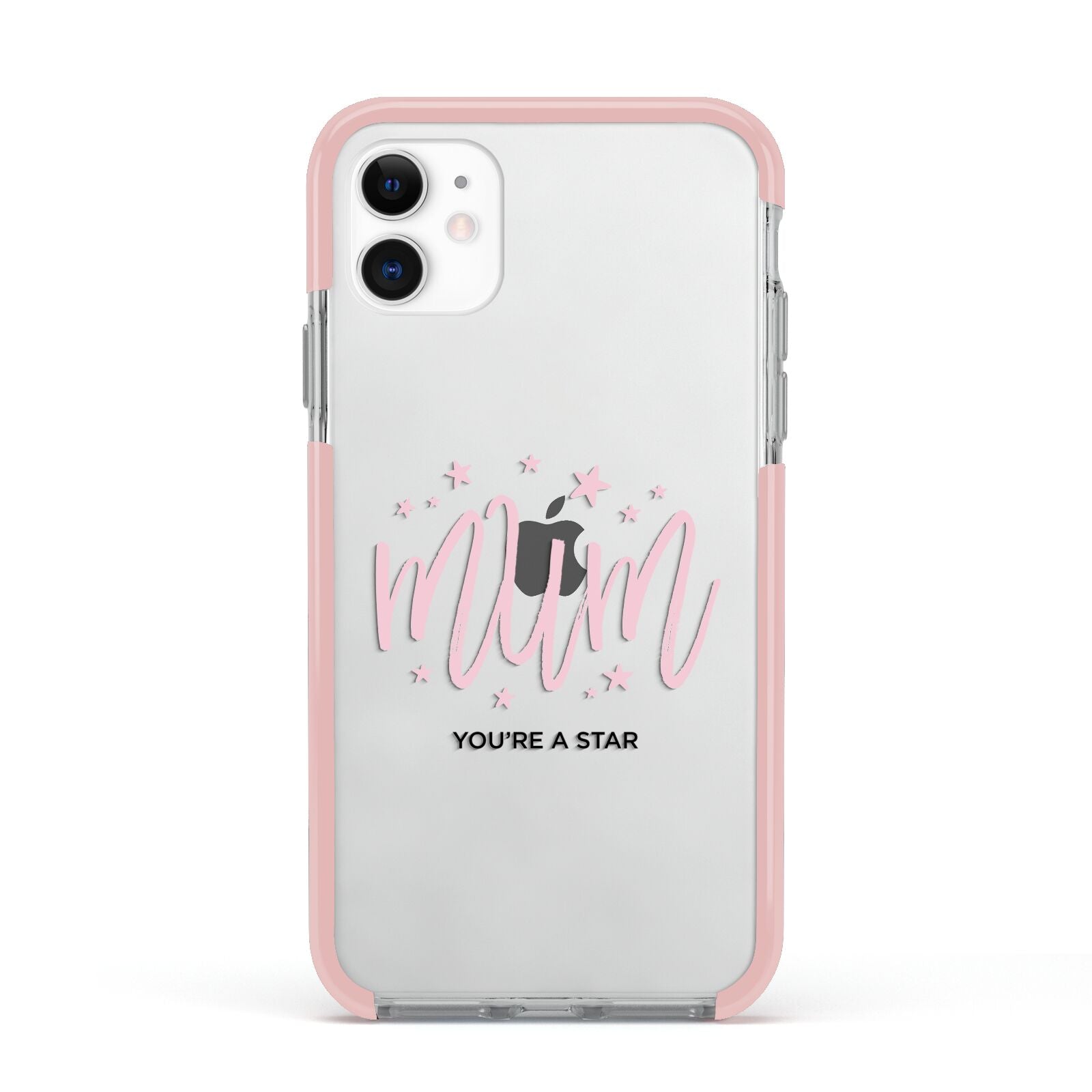 Mum Youre a Star Apple iPhone 11 in White with Pink Impact Case