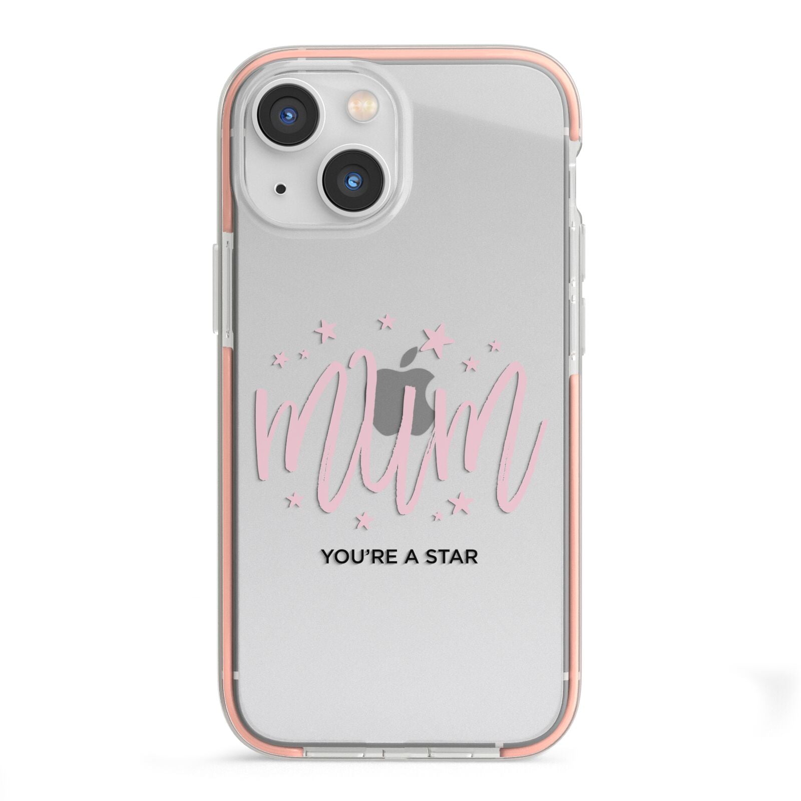 Mum Youre a Star iPhone 13 Mini TPU Impact Case with Pink Edges