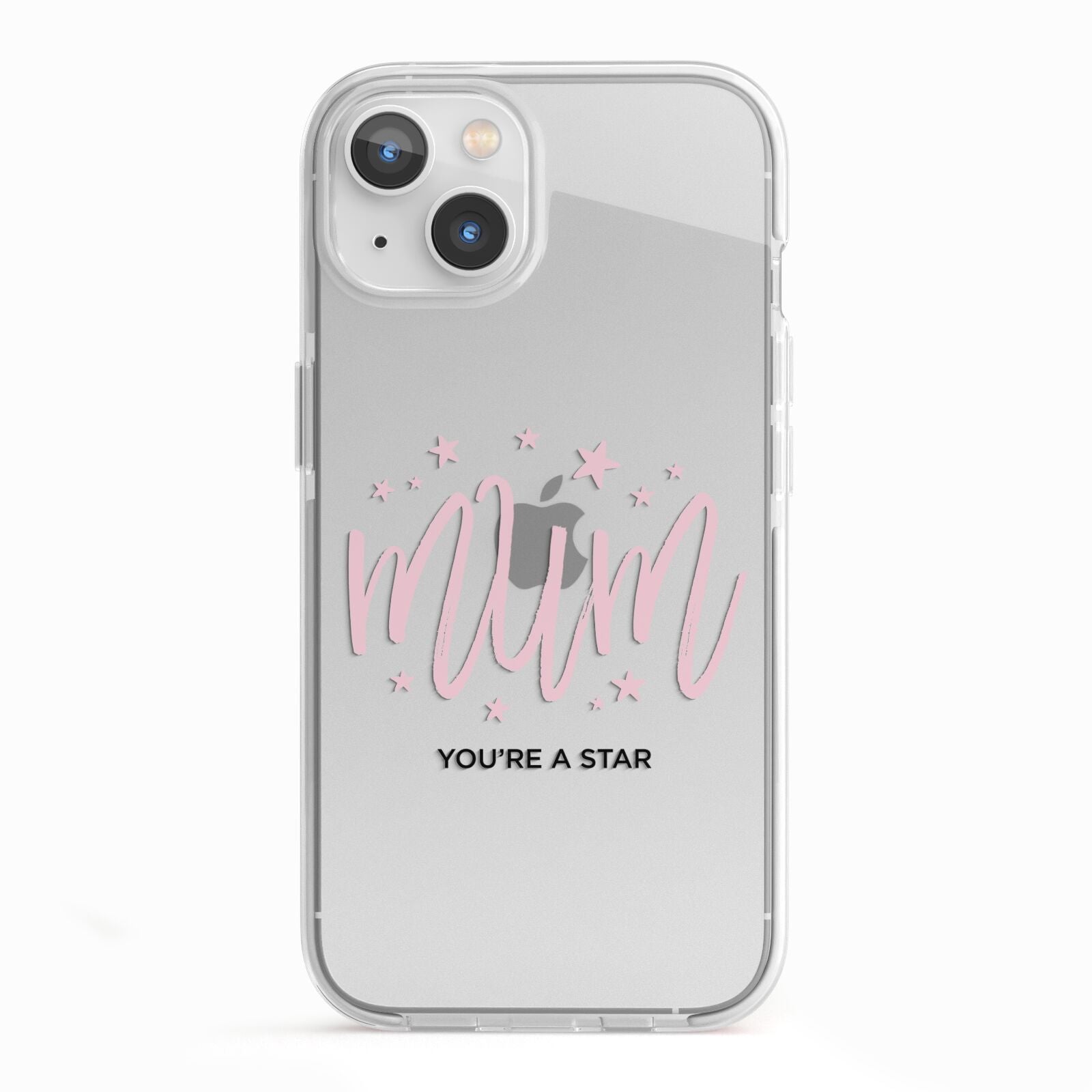 Mum Youre a Star iPhone 13 TPU Impact Case with White Edges