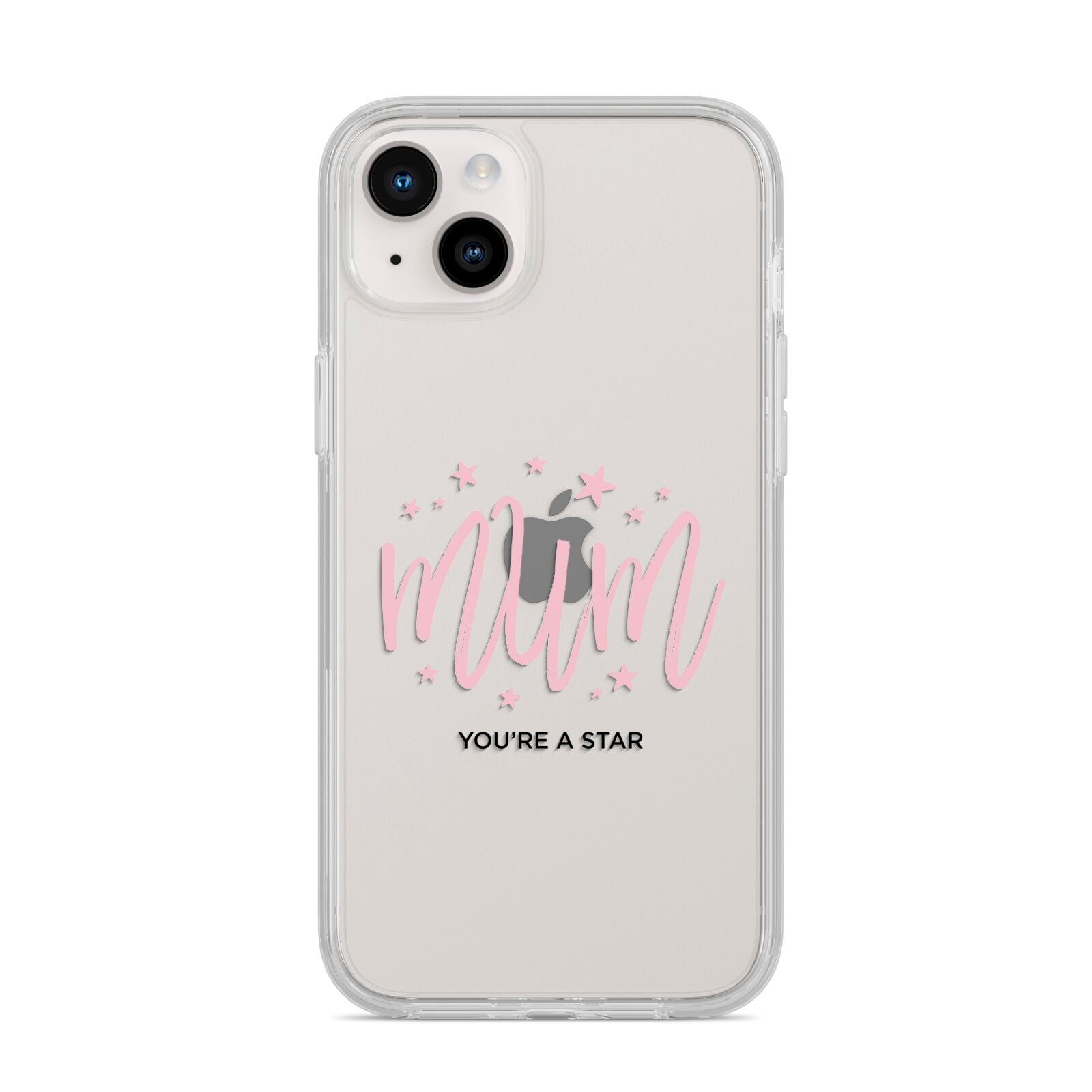 Mum Youre a Star iPhone 14 Plus Clear Tough Case Starlight