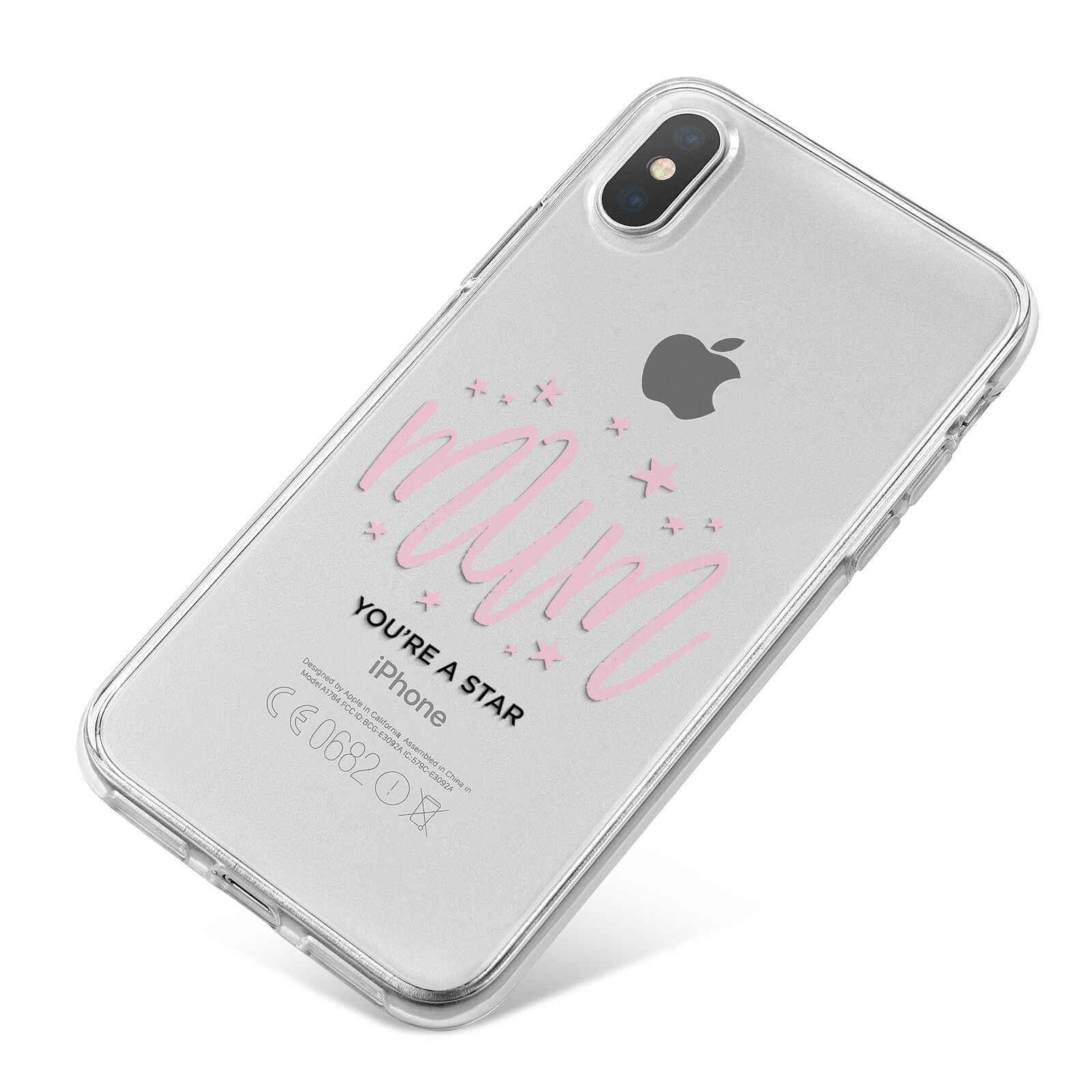 Mum Youre a Star iPhone X Bumper Case on Silver iPhone