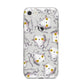 Mummy Cats iPhone 8 Bumper Case on Silver iPhone