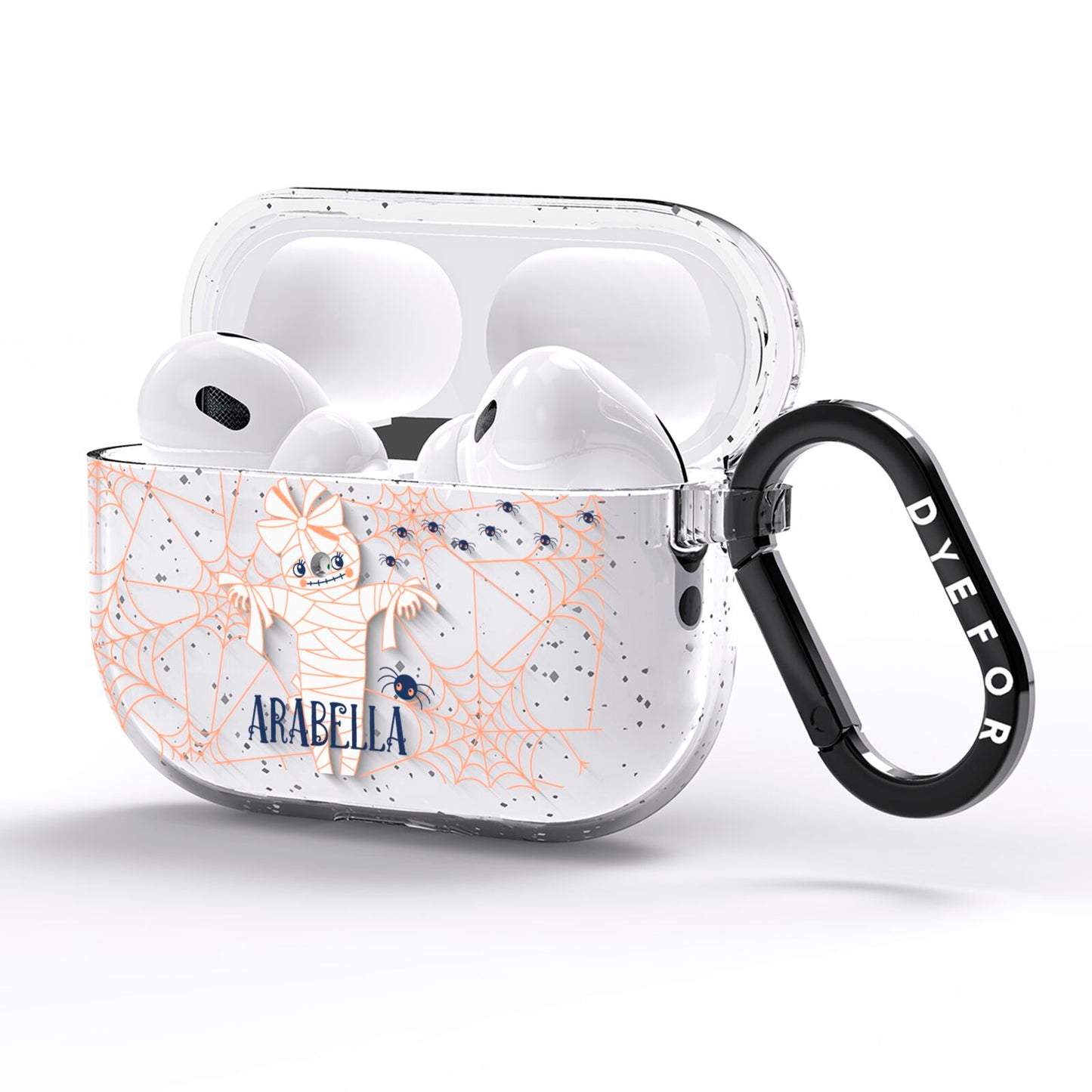 Mummy Halloween AirPods Pro Glitter Case Side Image