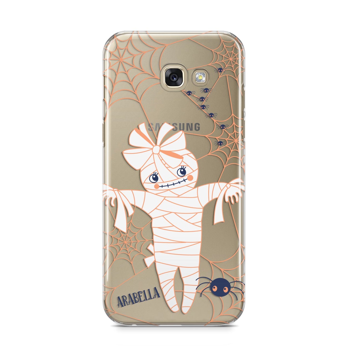 Mummy Halloween Samsung Galaxy A5 2017 Case on gold phone