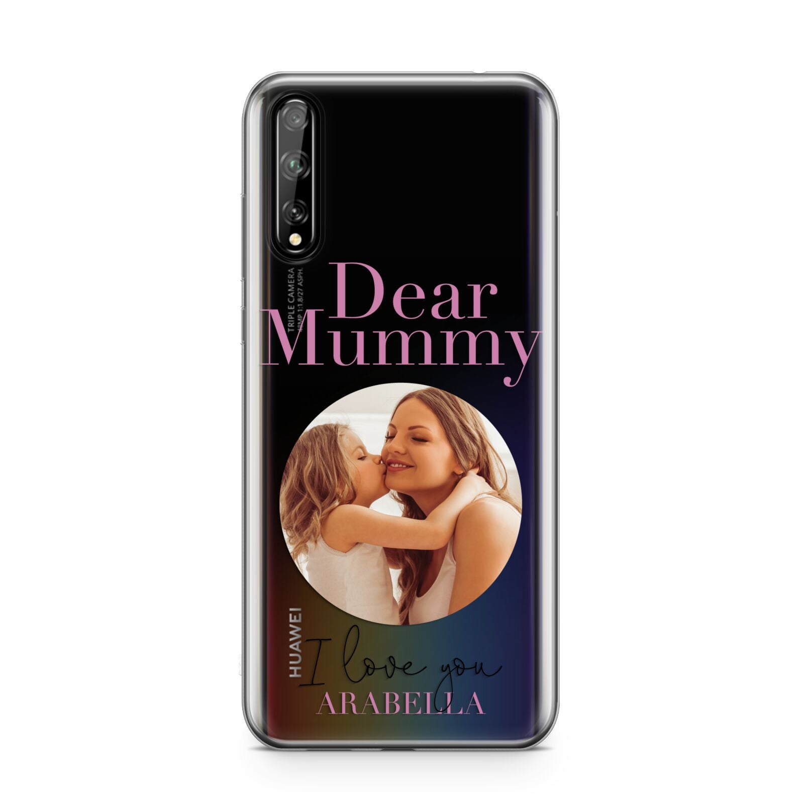 Mummy Personalised Photo with Text Huawei Enjoy 10s Phone Case