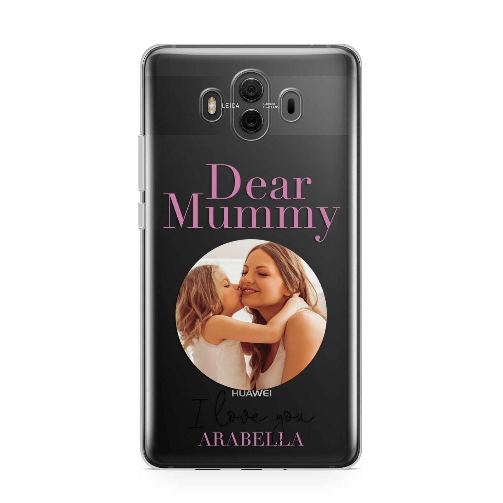 Mummy Personalised Photo with Text Huawei Mate 10 Protective Phone Case