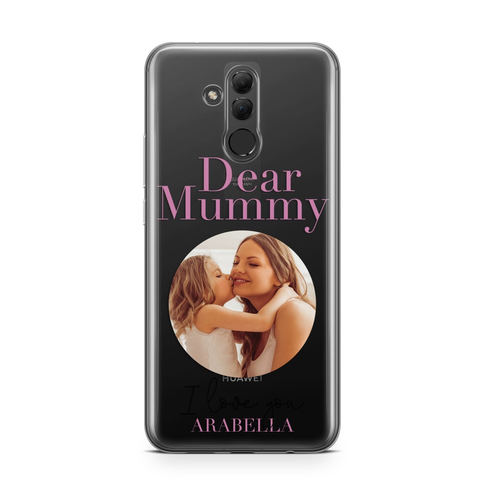 Mummy Personalised Photo with Text Huawei Mate 20 Lite