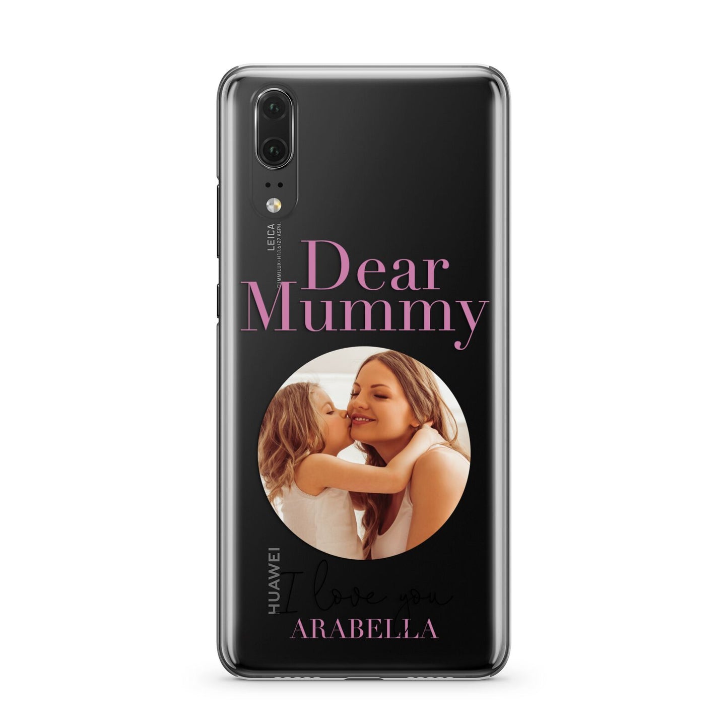 Mummy Personalised Photo with Text Huawei P20 Phone Case