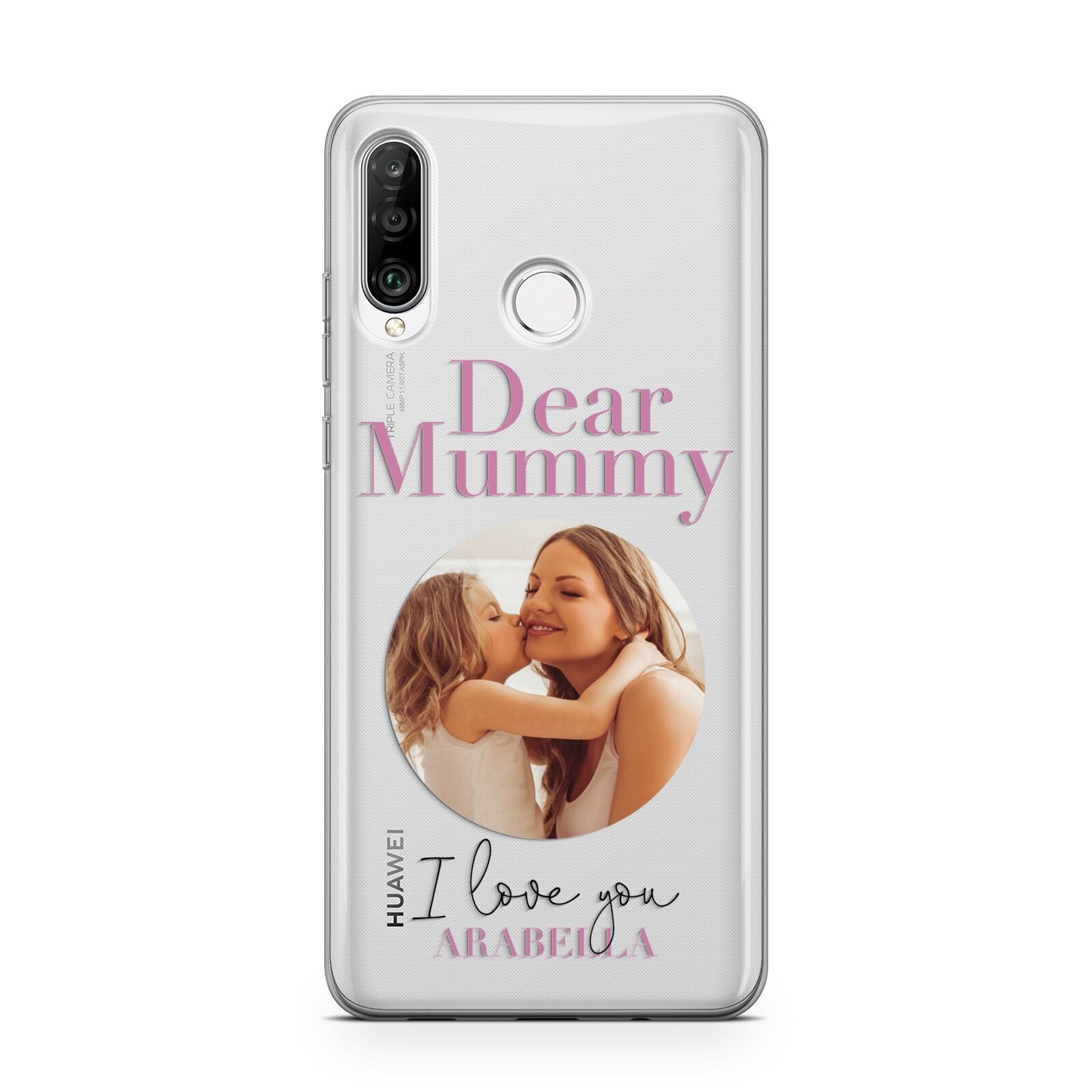 Mummy Personalised Photo with Text Huawei P30 Lite Phone Case