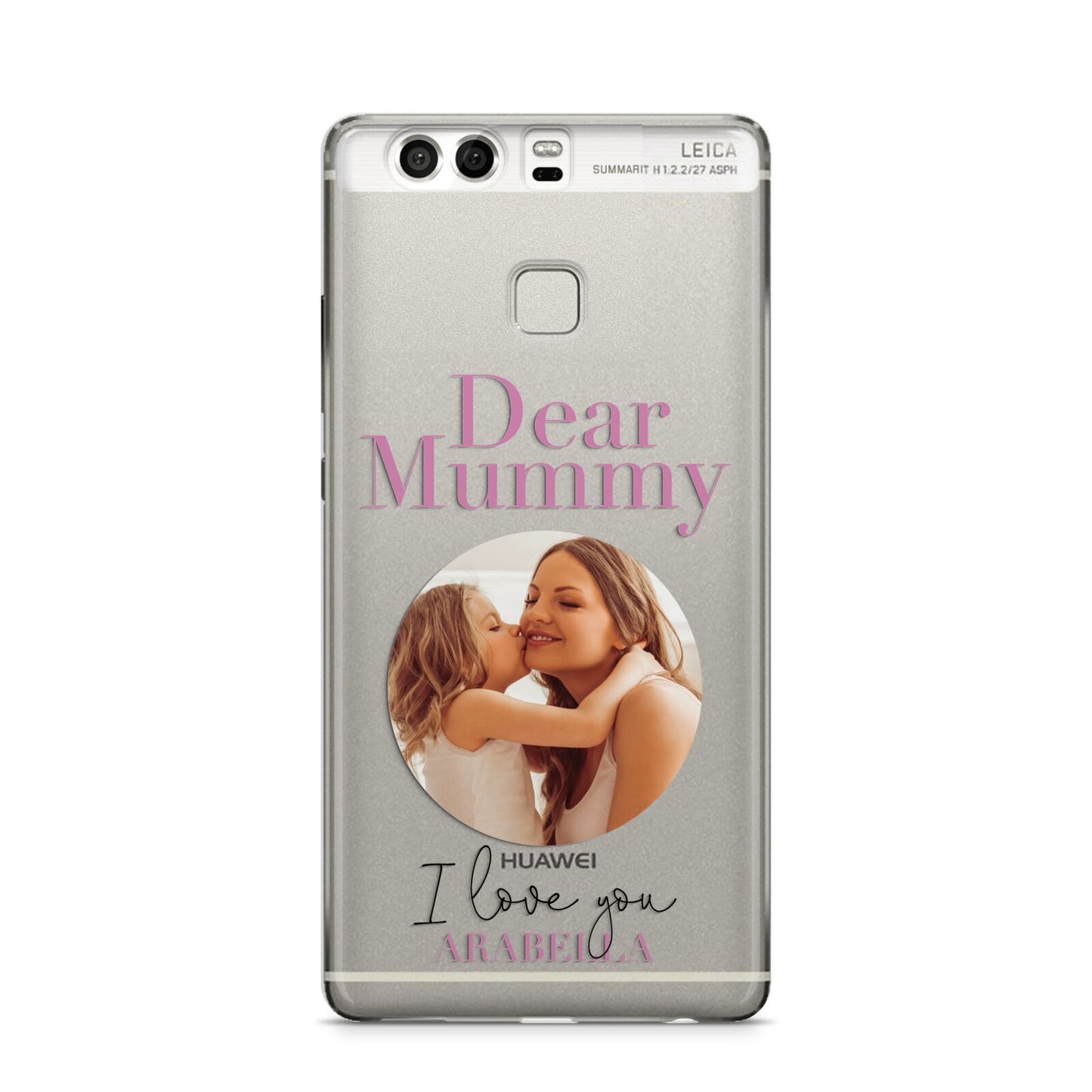 Mummy Personalised Photo with Text Huawei P9 Case