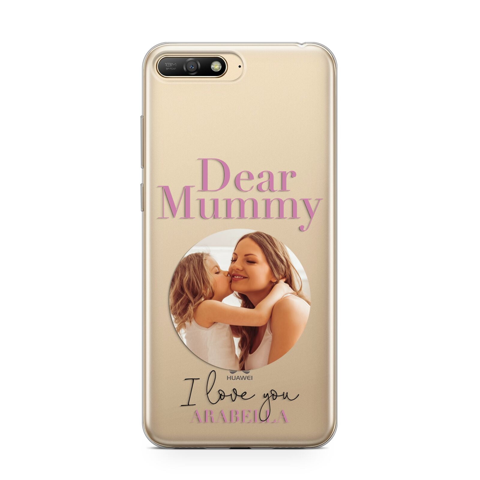 Mummy Personalised Photo with Text Huawei Y6 2018