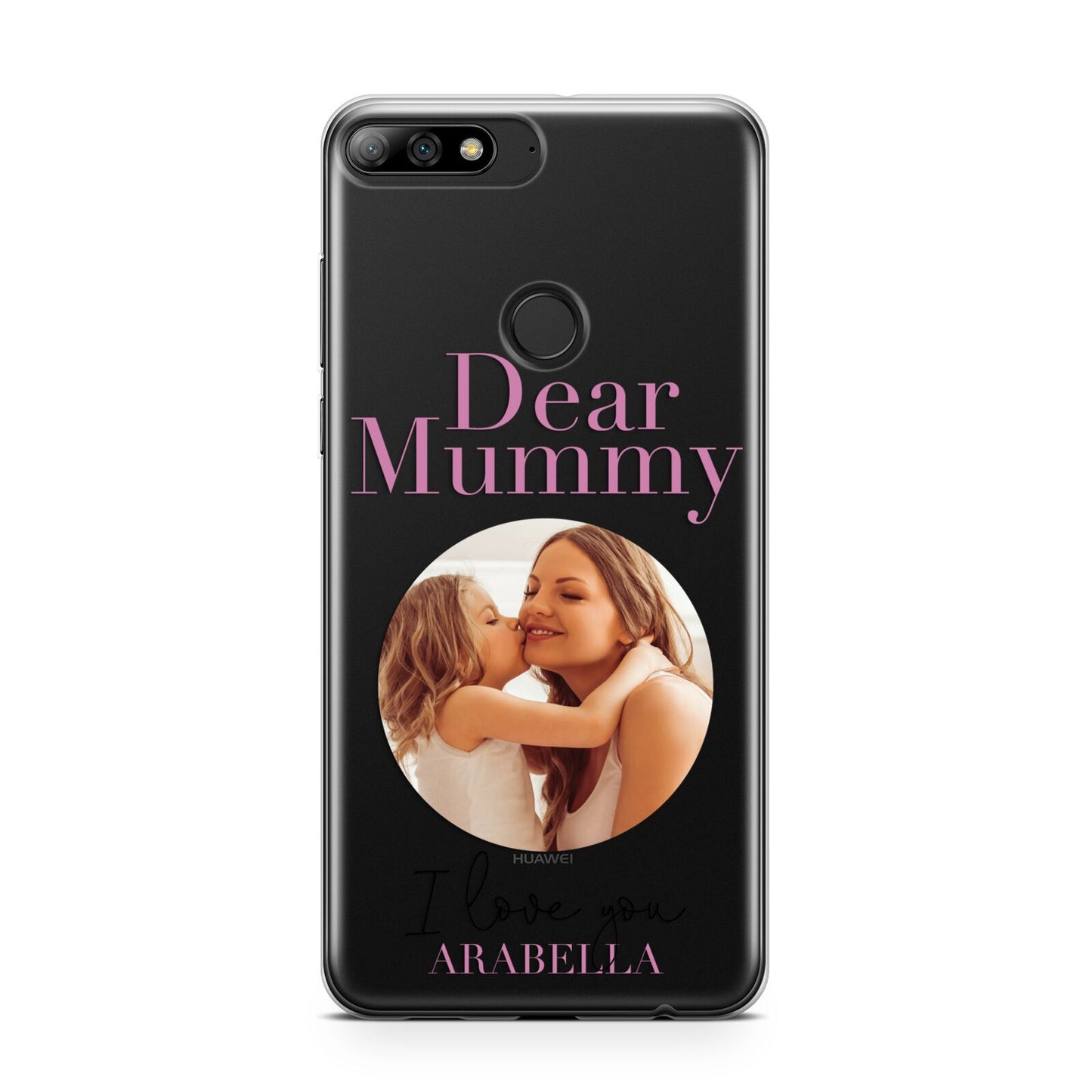 Mummy Personalised Photo with Text Huawei Y7 2018