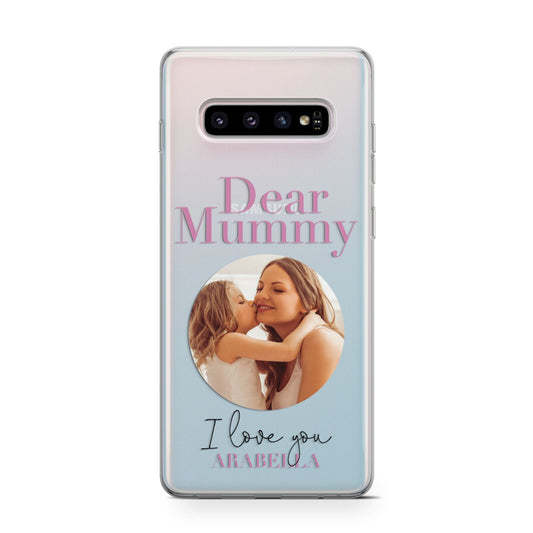 Mummy Personalised Photo with Text Protective Samsung Galaxy Case