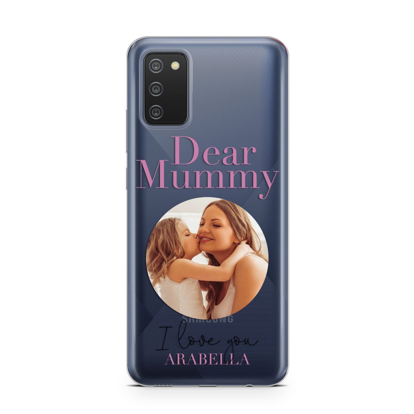 Mummy Personalised Photo with Text Samsung A02s Case