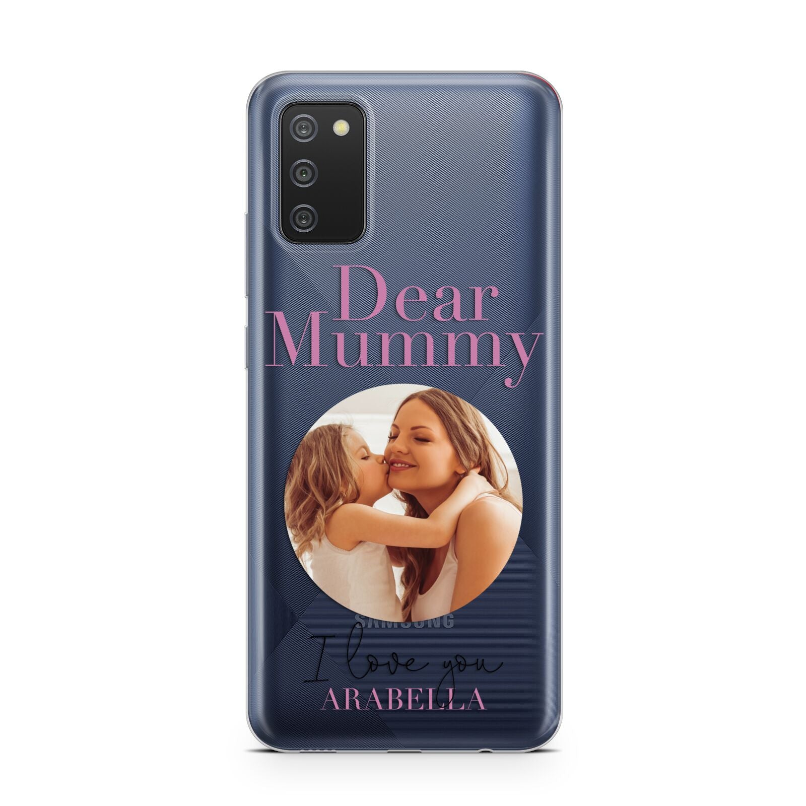 Mummy Personalised Photo with Text Samsung A02s Case