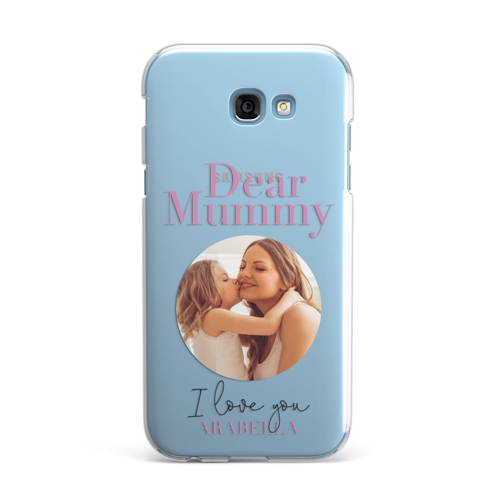 Mummy Personalised Photo with Text Samsung Galaxy A7 2017 Case