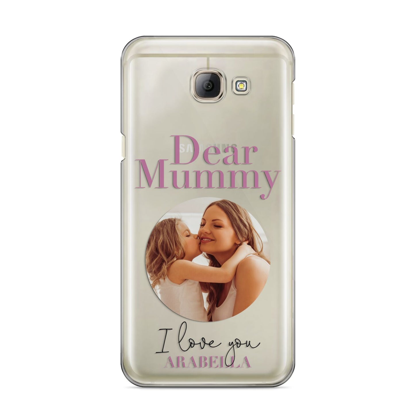 Mummy Personalised Photo with Text Samsung Galaxy A8 2016 Case