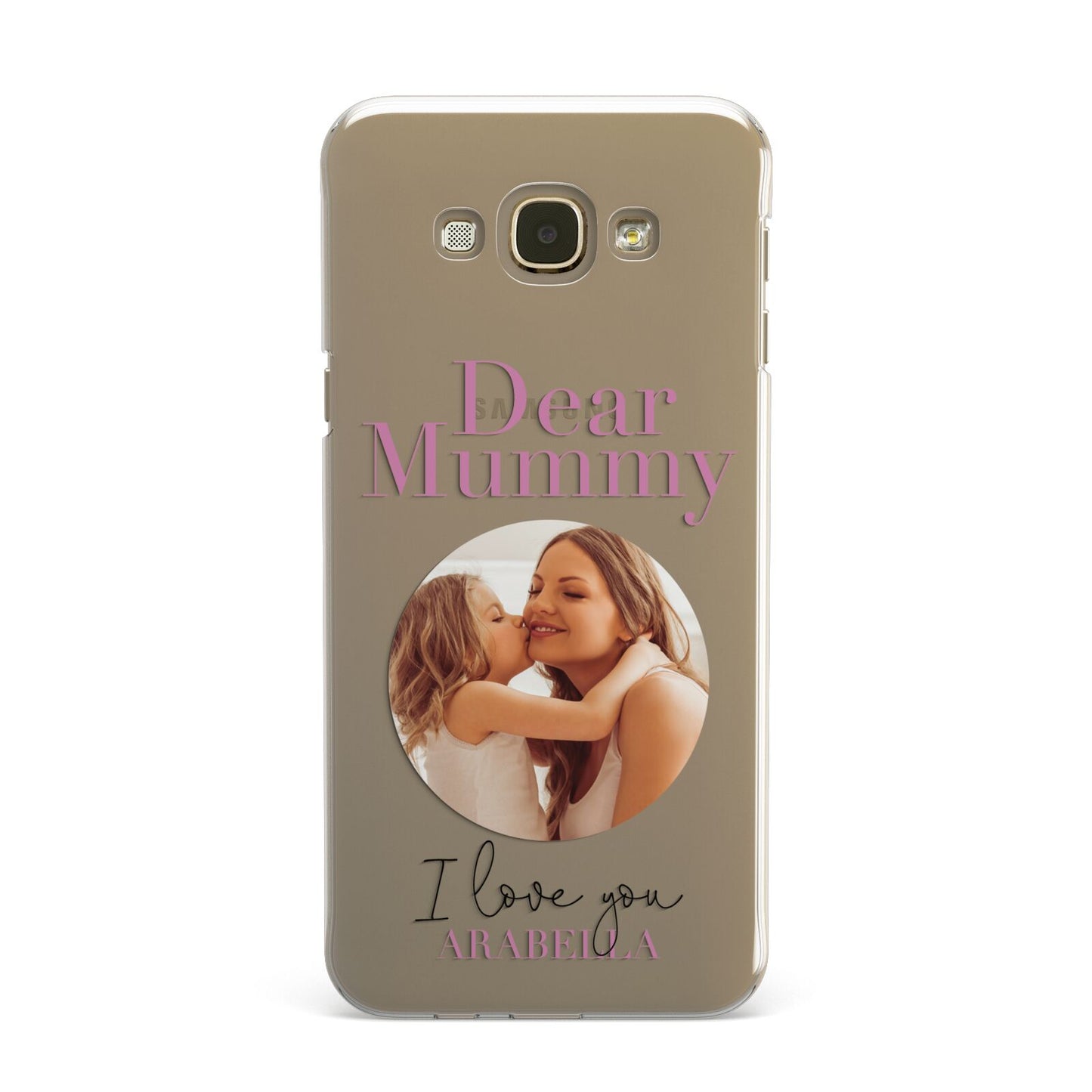 Mummy Personalised Photo with Text Samsung Galaxy A8 Case