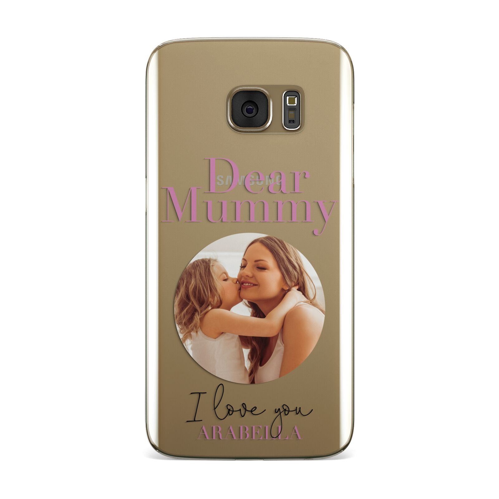 Mummy Personalised Photo with Text Samsung Galaxy Case