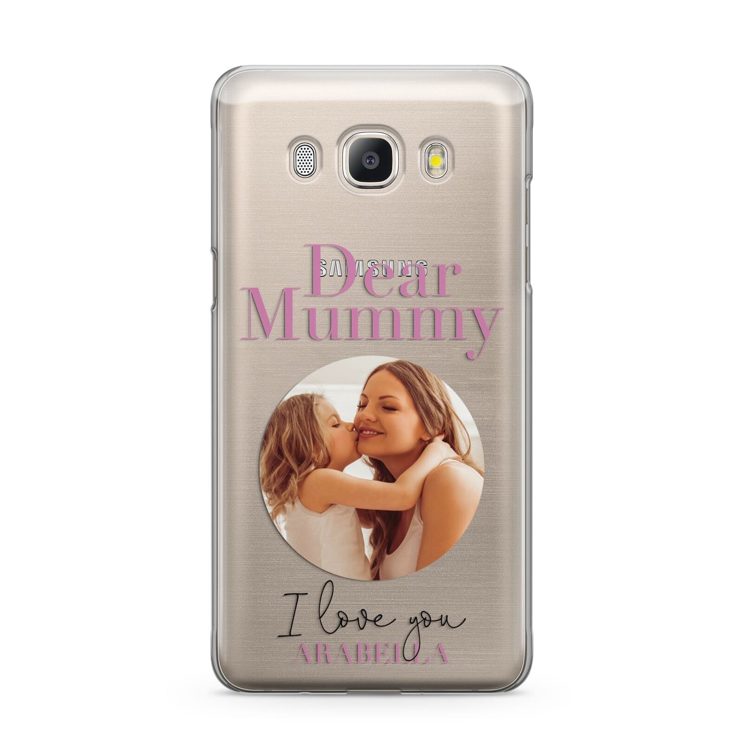 Mummy Personalised Photo with Text Samsung Galaxy J5 2016 Case