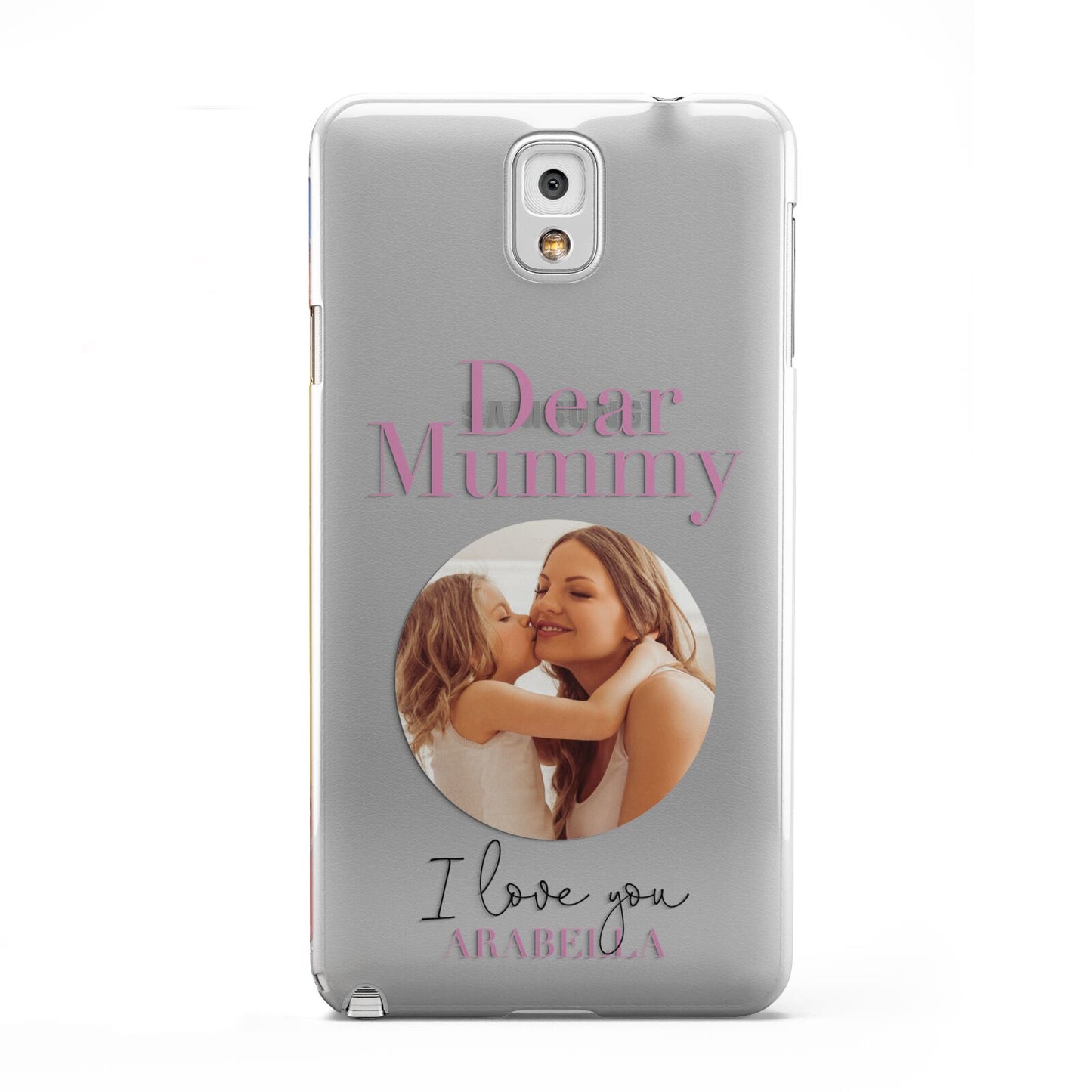 Mummy Personalised Photo with Text Samsung Galaxy Note 3 Case