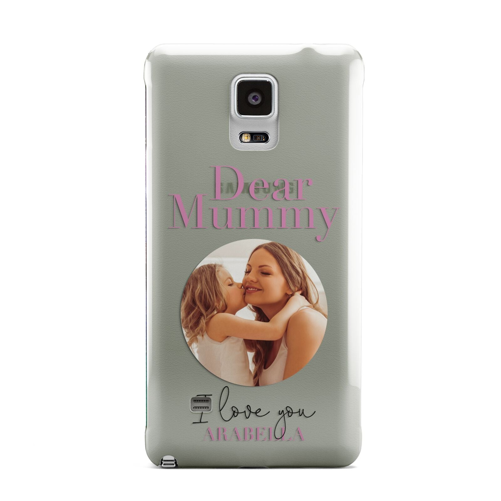 Mummy Personalised Photo with Text Samsung Galaxy Note 4 Case