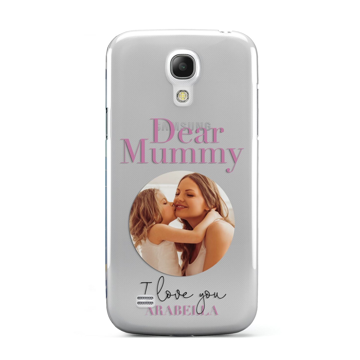 Mummy Personalised Photo with Text Samsung Galaxy S4 Mini Case