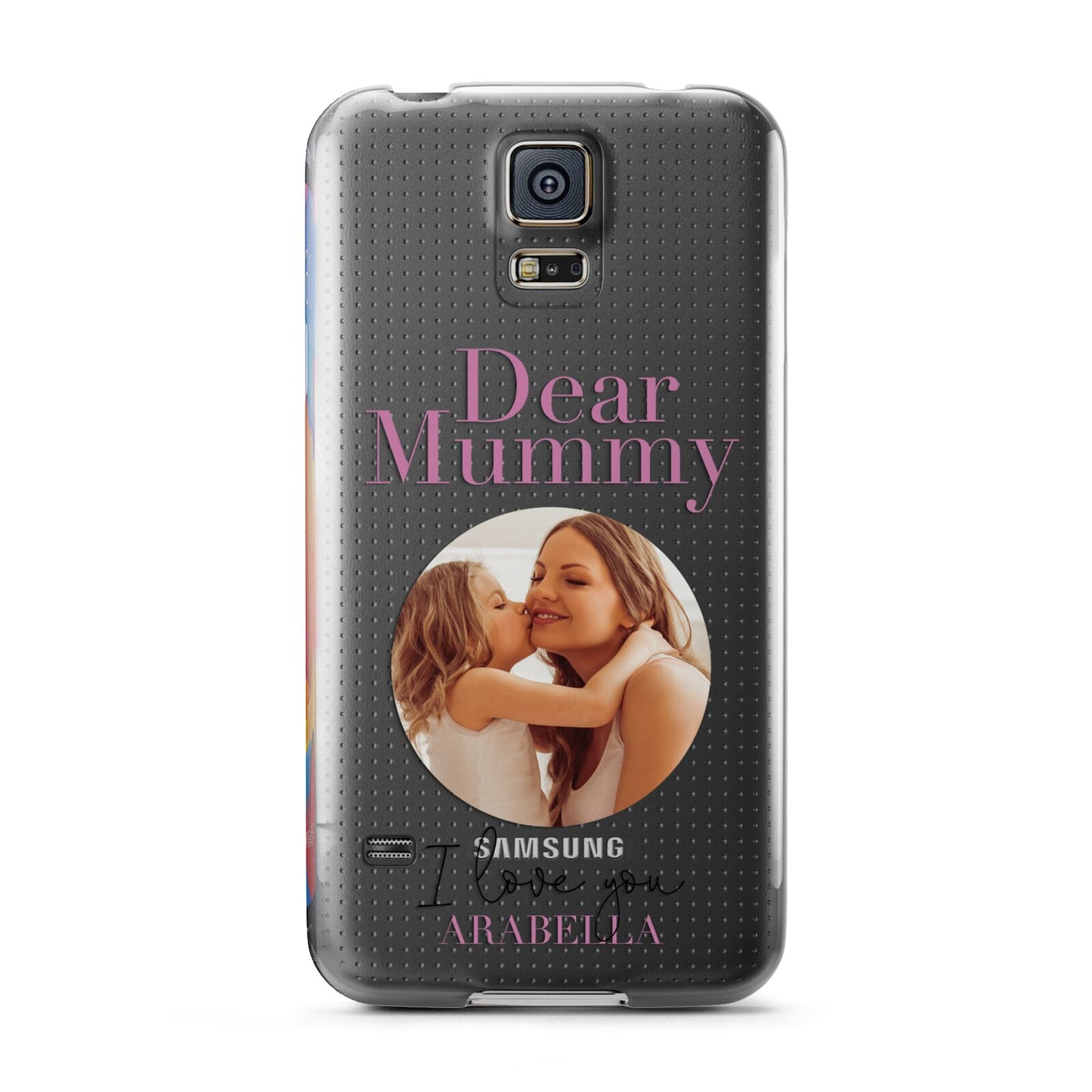 Mummy Personalised Photo with Text Samsung Galaxy S5 Case