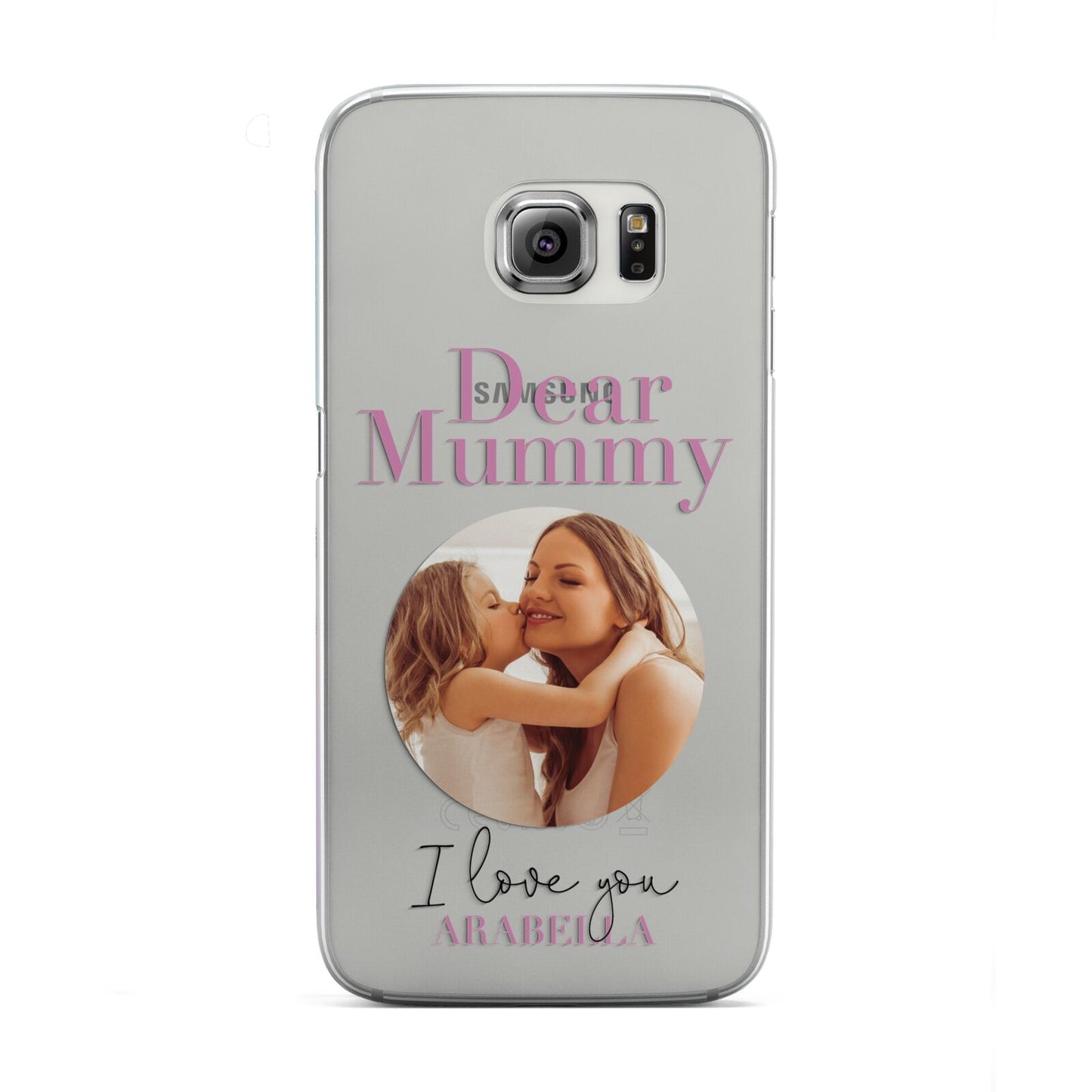 Mummy Personalised Photo with Text Samsung Galaxy S6 Edge Case