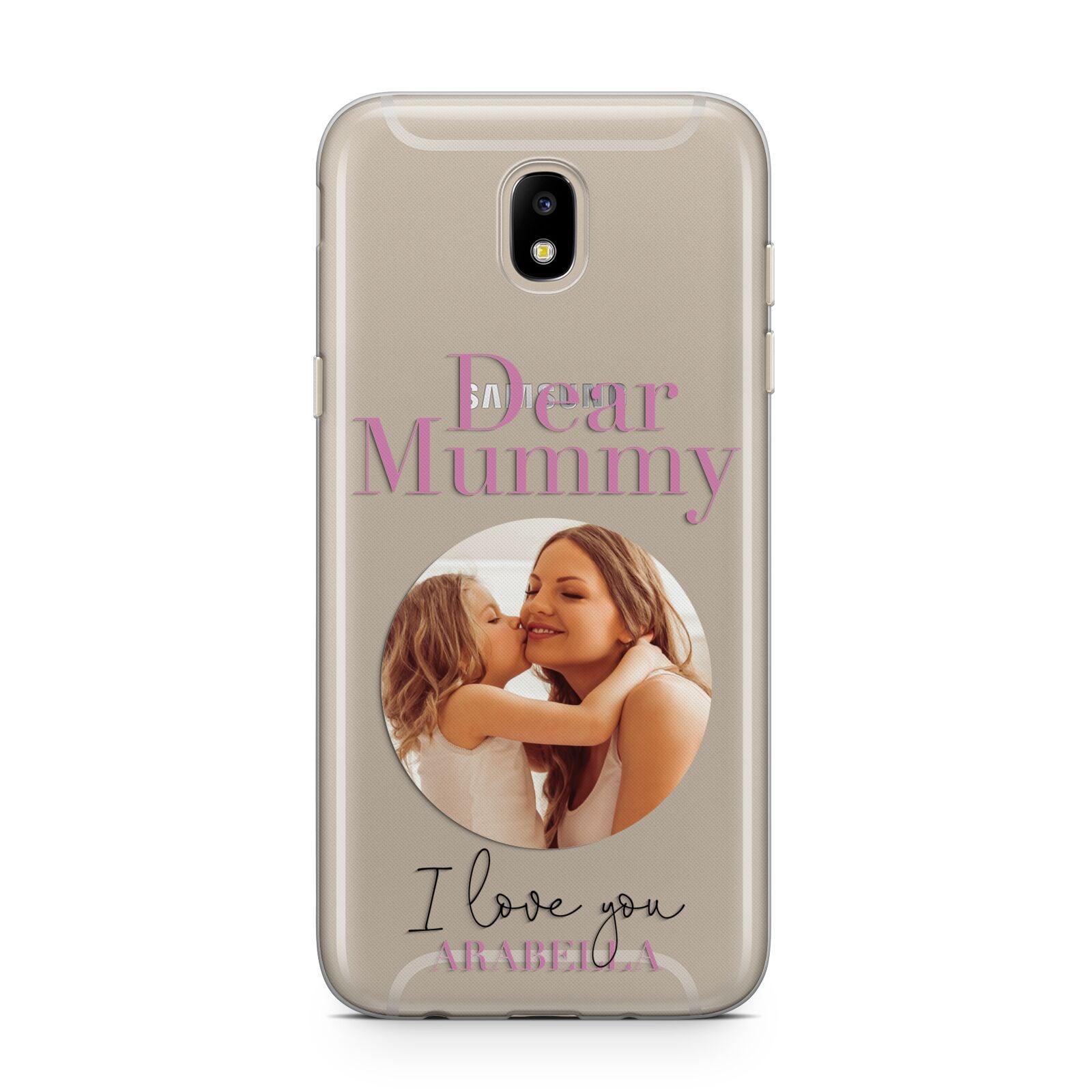 Mummy Personalised Photo with Text Samsung J5 2017 Case