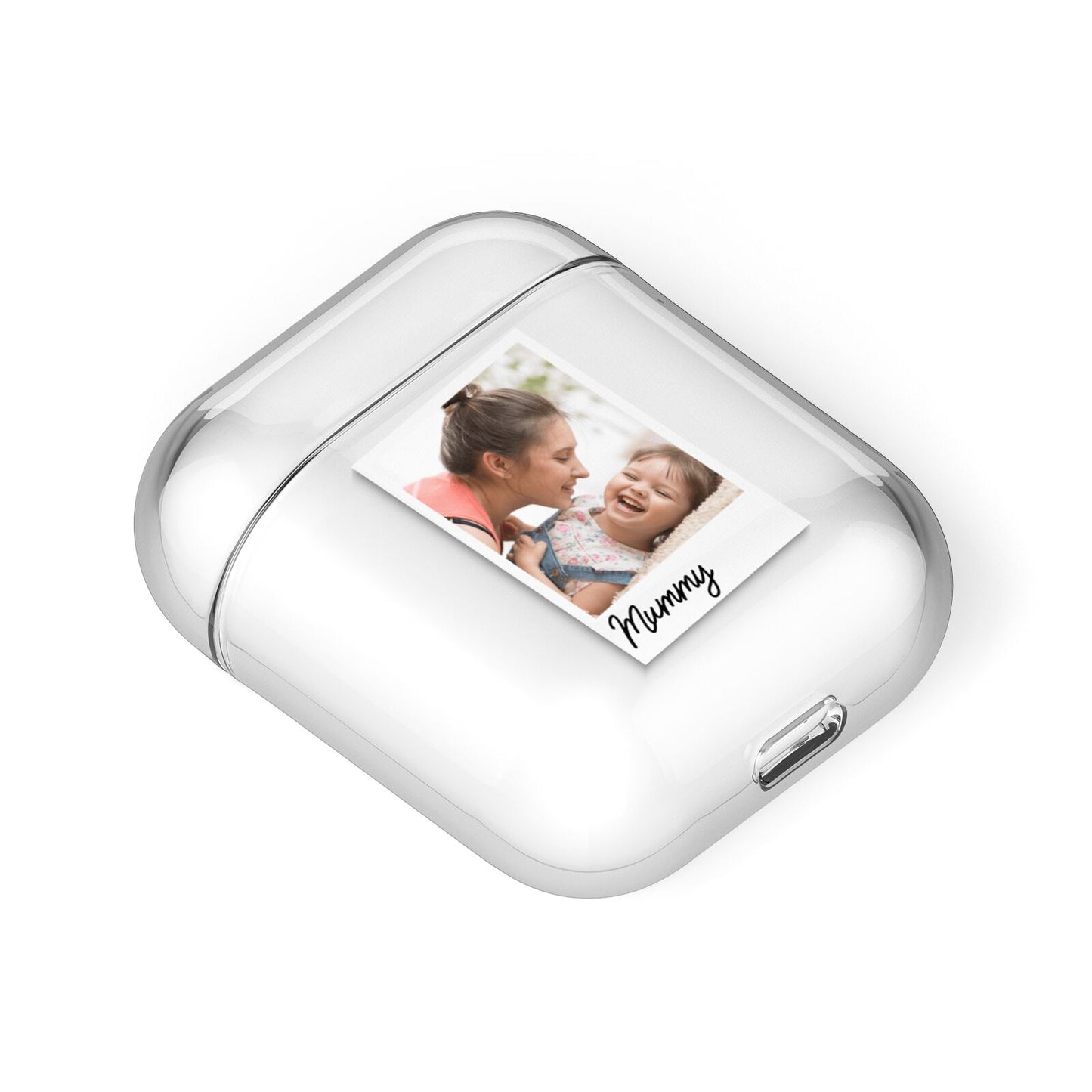 Mummy Photo AirPods Case Laid Flat