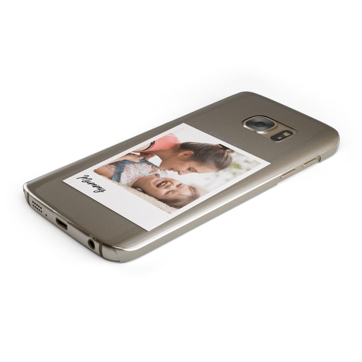 Mummy Photo Protective Samsung Galaxy Case Angled Image