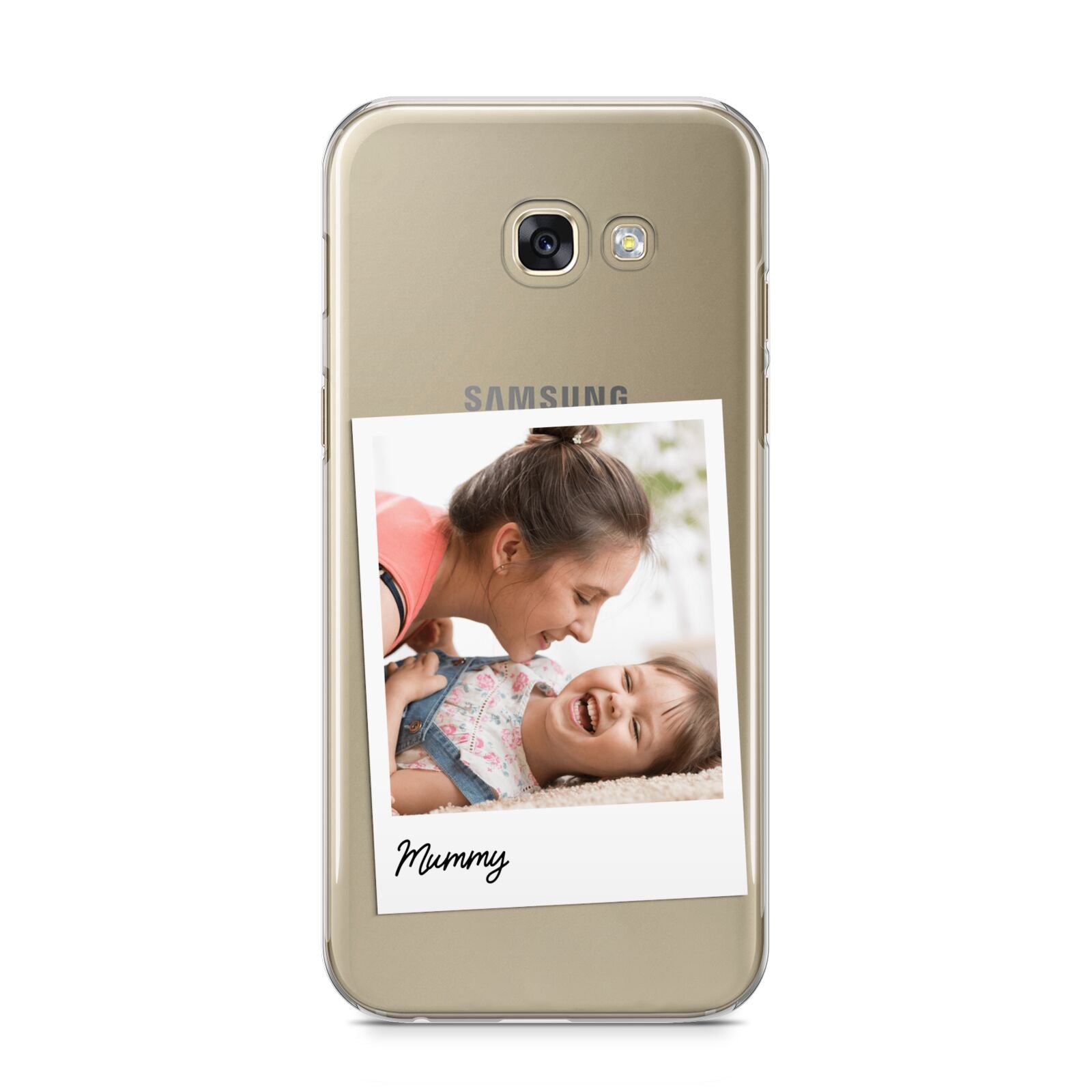 Mummy Photo Samsung Galaxy A5 2017 Case on gold phone