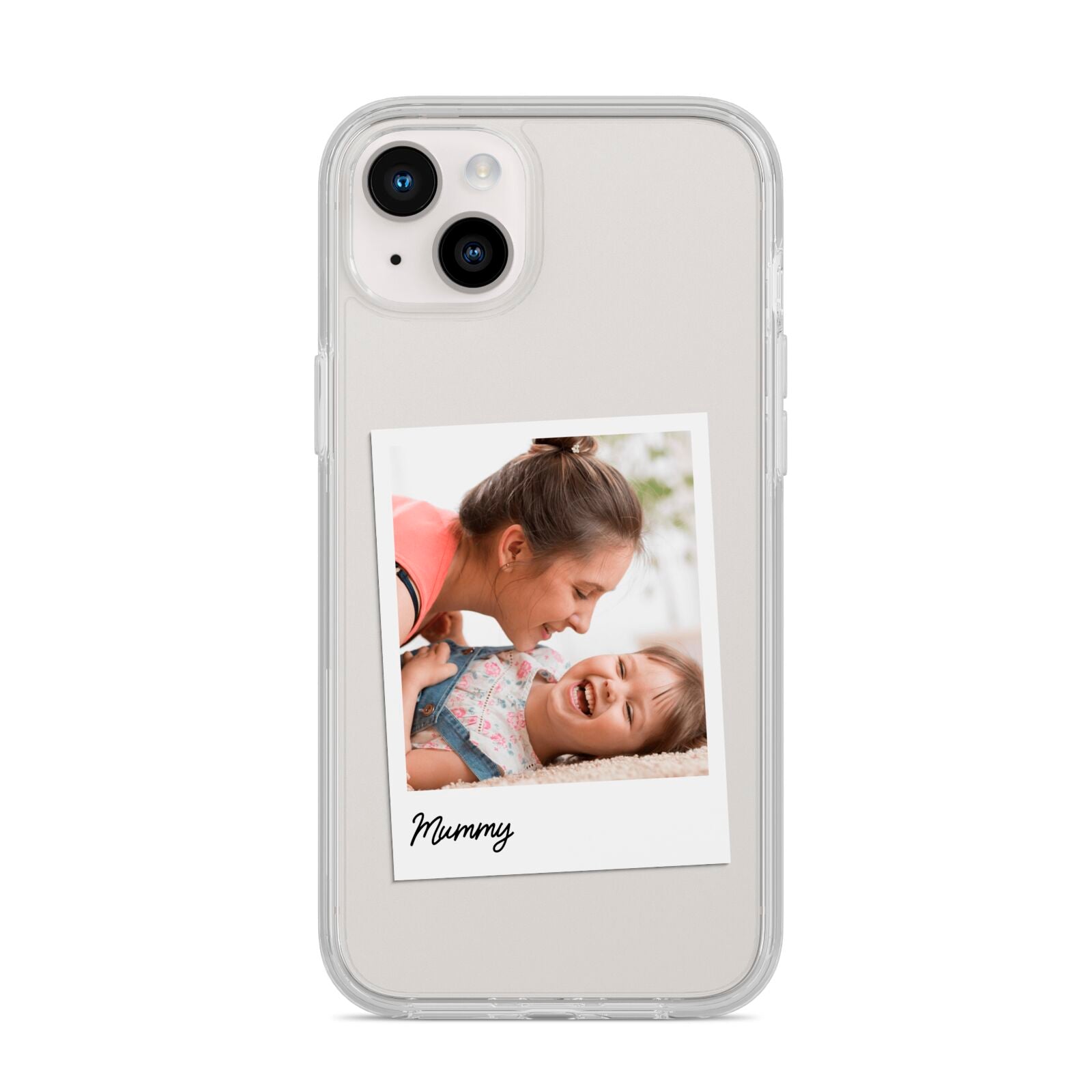 Mummy Photo iPhone 14 Plus Clear Tough Case Starlight