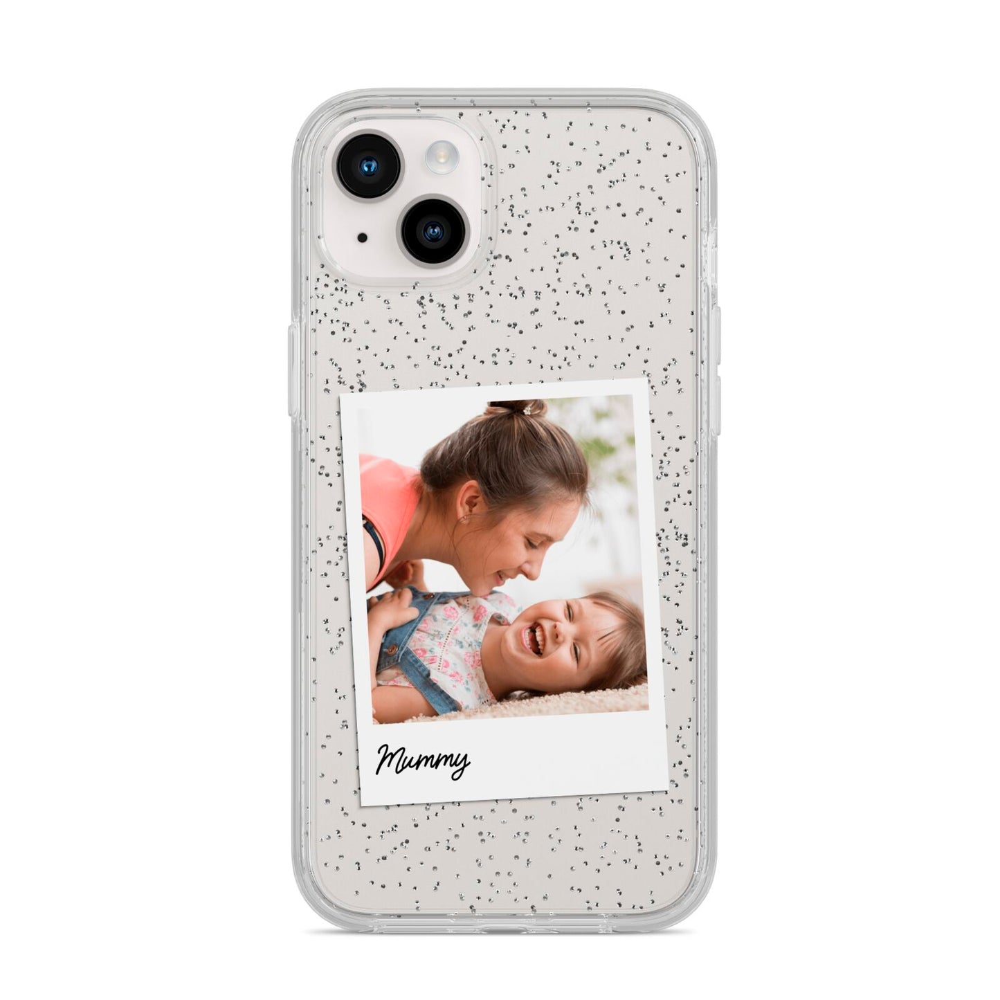 Mummy Photo iPhone 14 Plus Glitter Tough Case Starlight