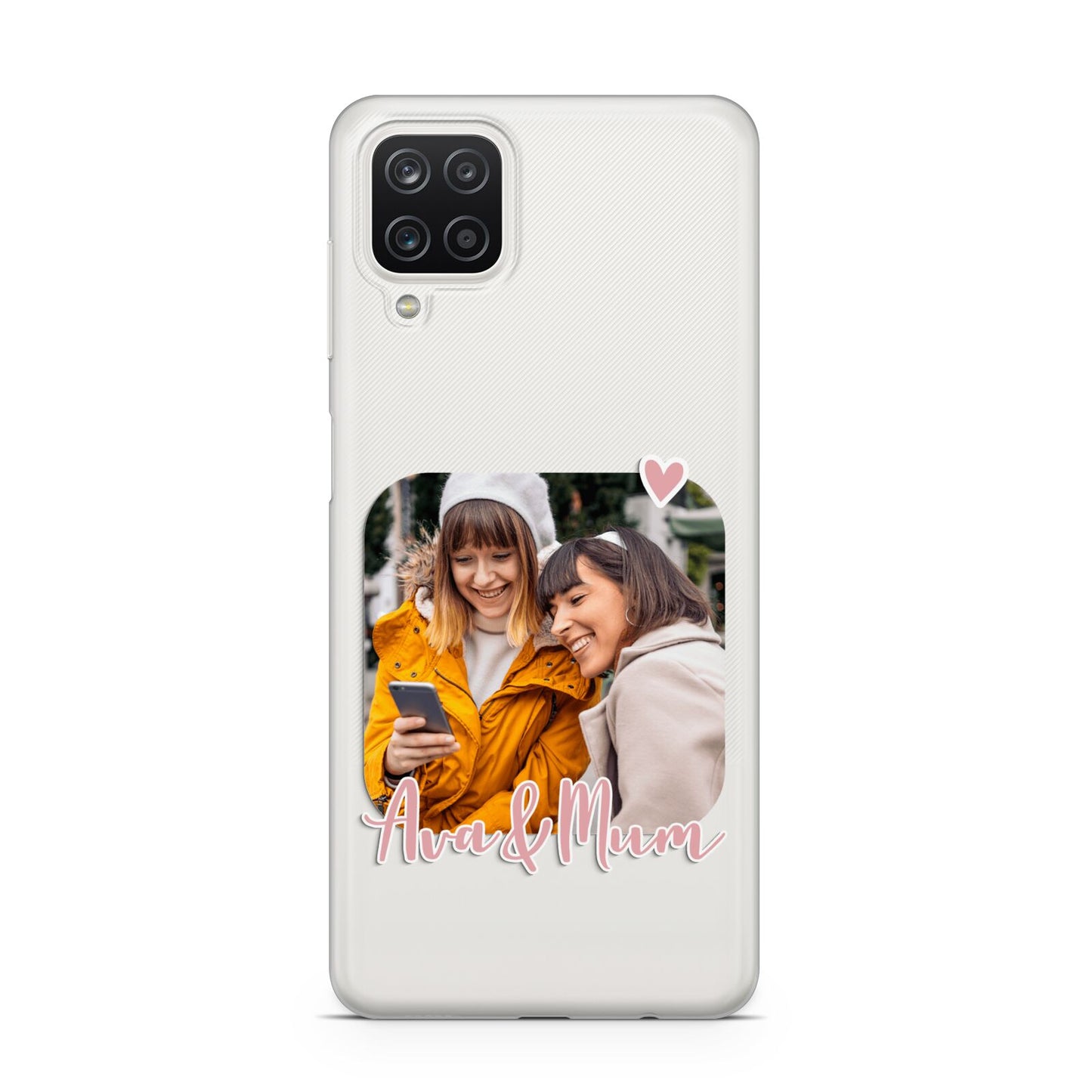 Mummy and Me Custom Photo Samsung A12 Case